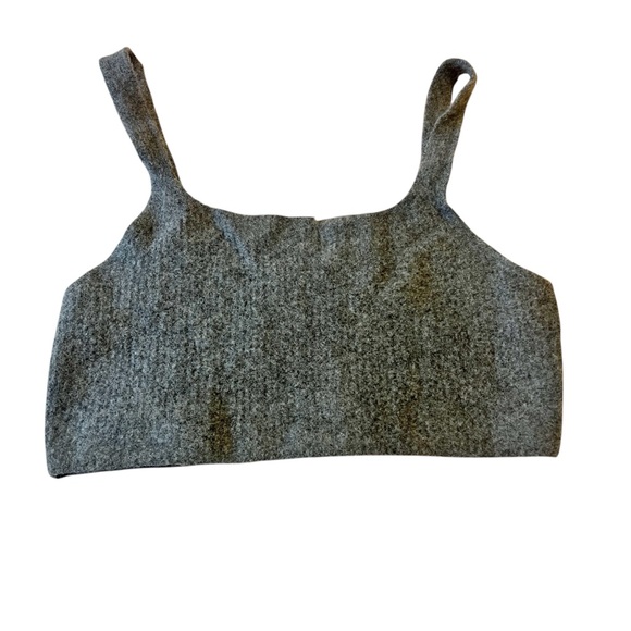 Everlane Tops - Everlane Gray Ribbed Tank Top